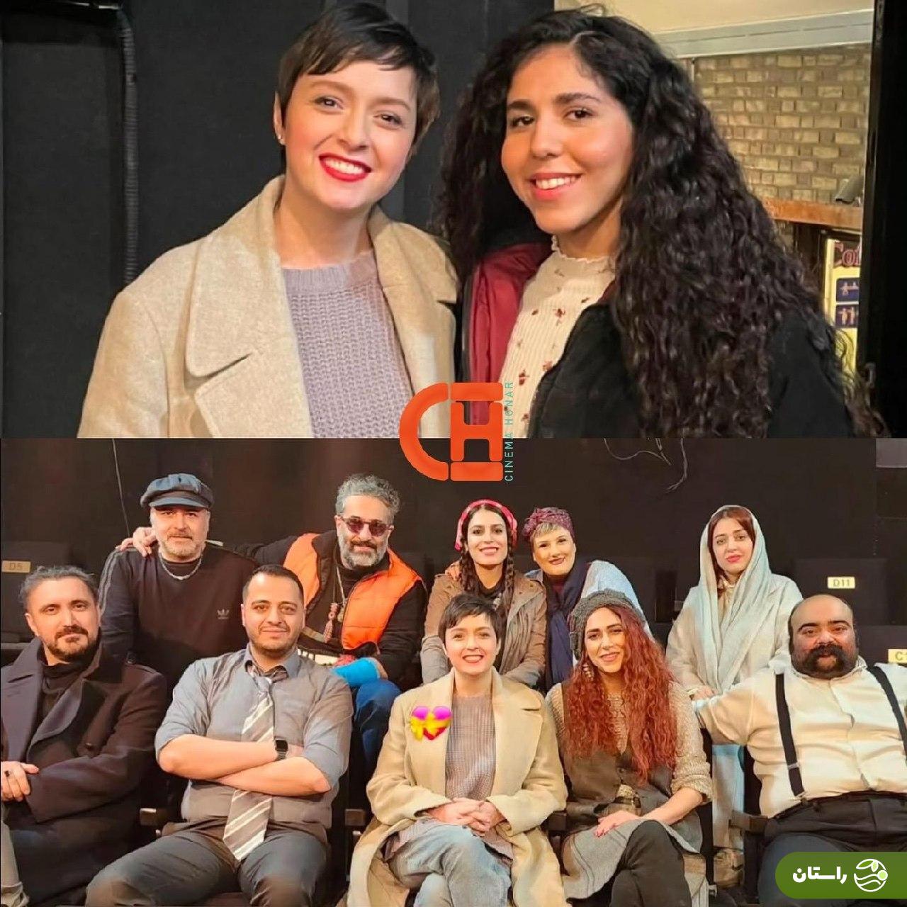 عکسی جدید از ترانه علیدوستی در پشت صحنه یک تئاتر