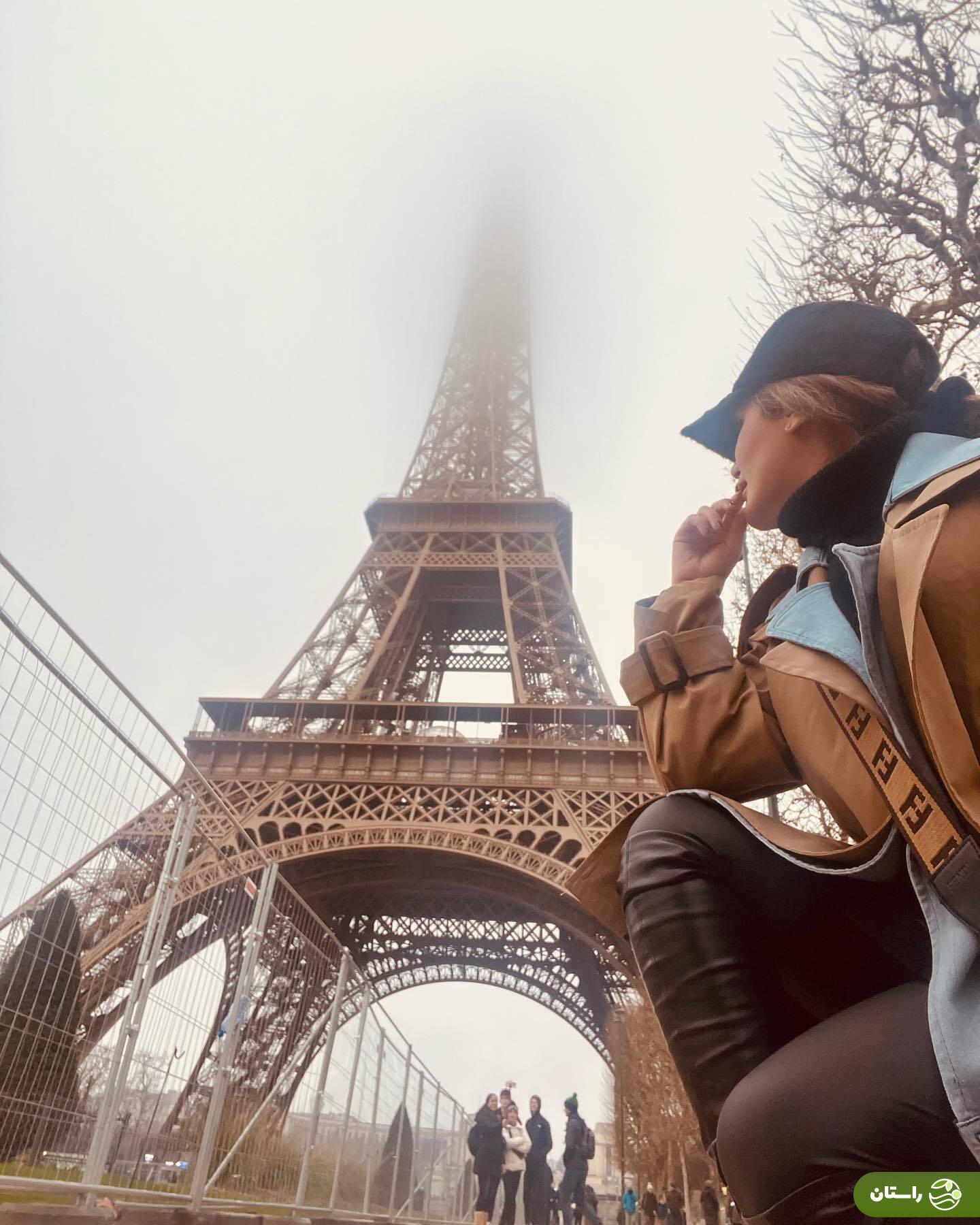 تصاویر | رز رصوی در کنار برج ایفل