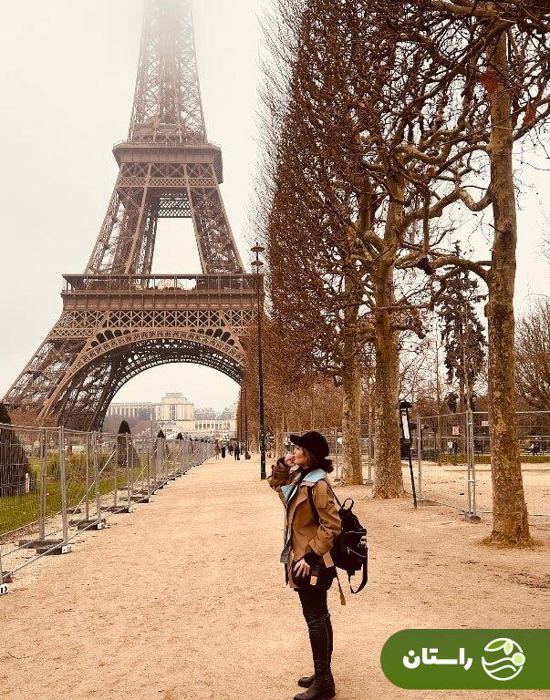 تصاویر | رز رصوی در کنار برج ایفل