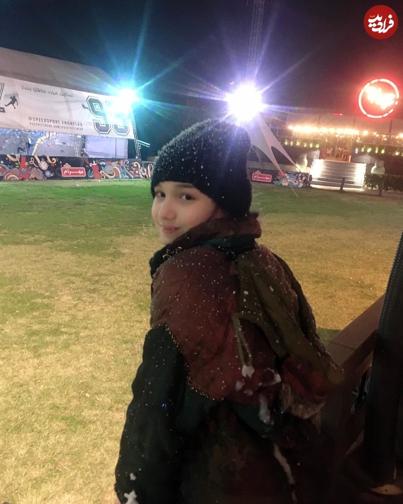 عکس | بارانا دختر بنیامین بهادری در ۱۳ سالگی