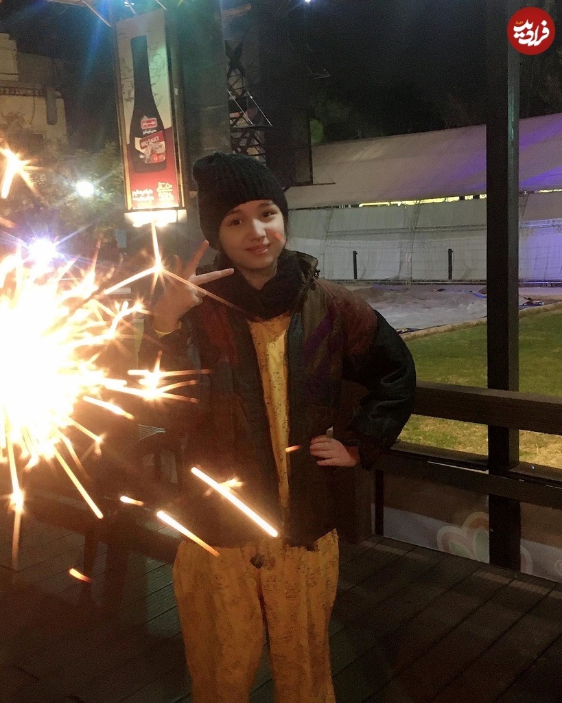 عکس | بارانا دختر بنیامین بهادری در ۱۳ سالگی