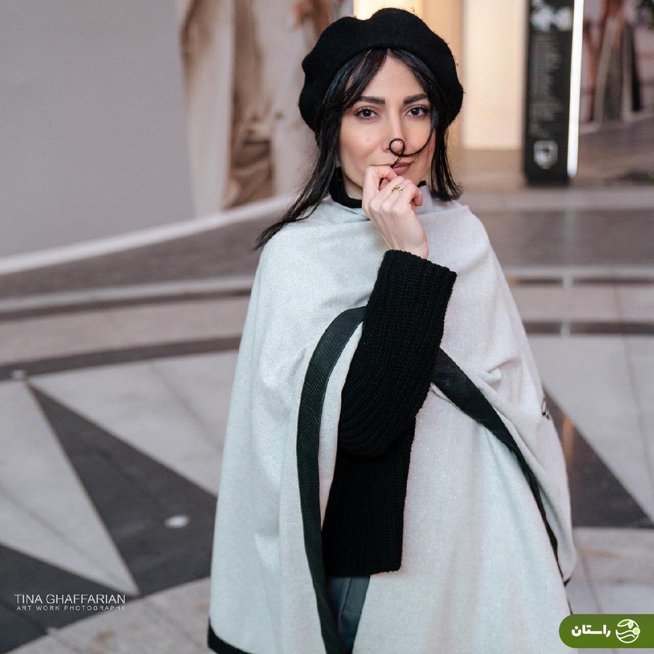 ژست بامزه و استایل جدید سمیرا حسن‌پور