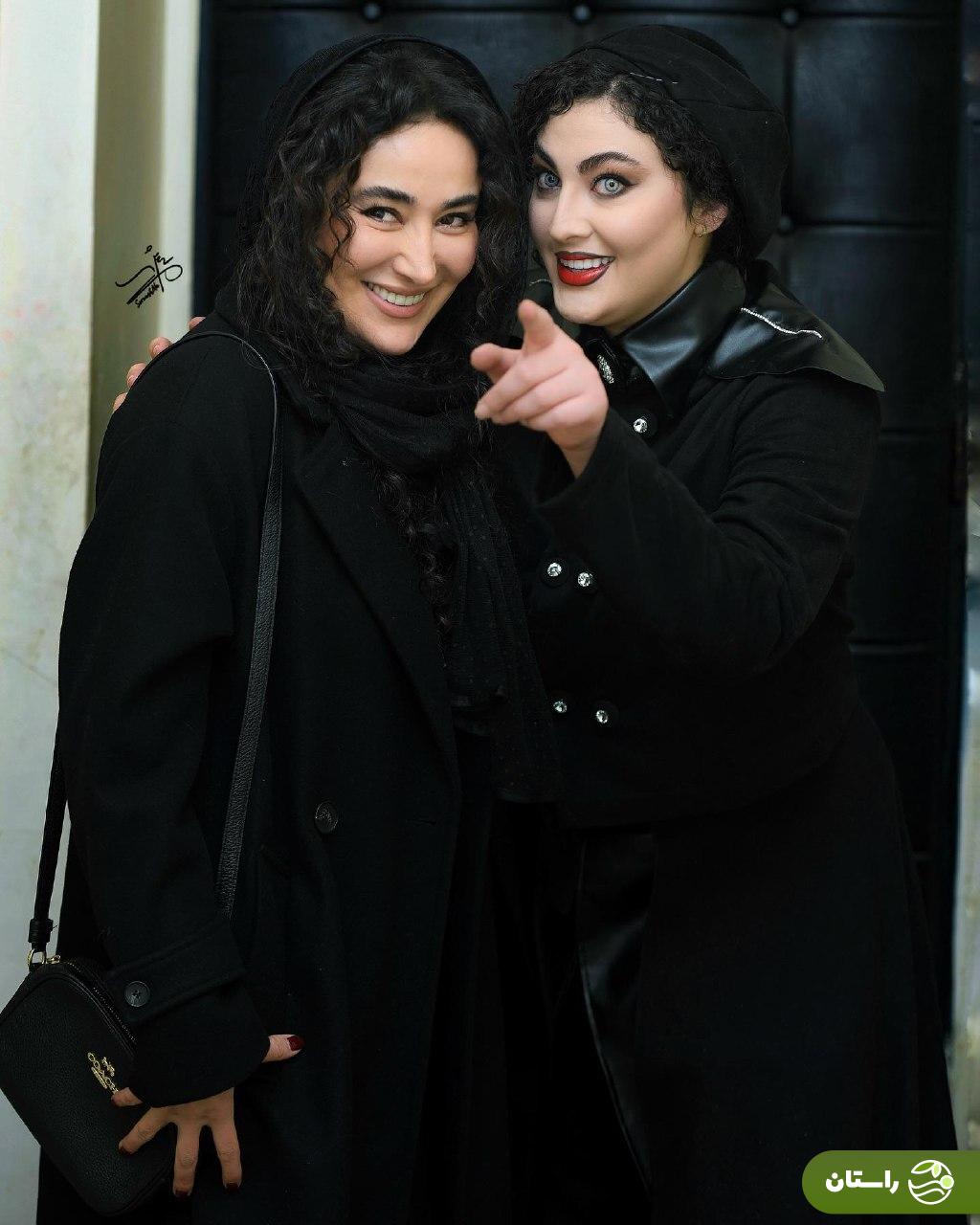 تصاویر | مریم مومن و بهاره افشاری در پشت صحنه یک نمایش