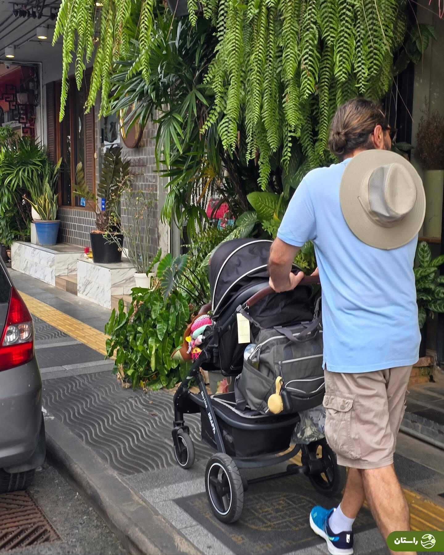 تصاویر | گردش خانوادگی مینا مختاری، بهرام رادان و فرزندشان در تایلند