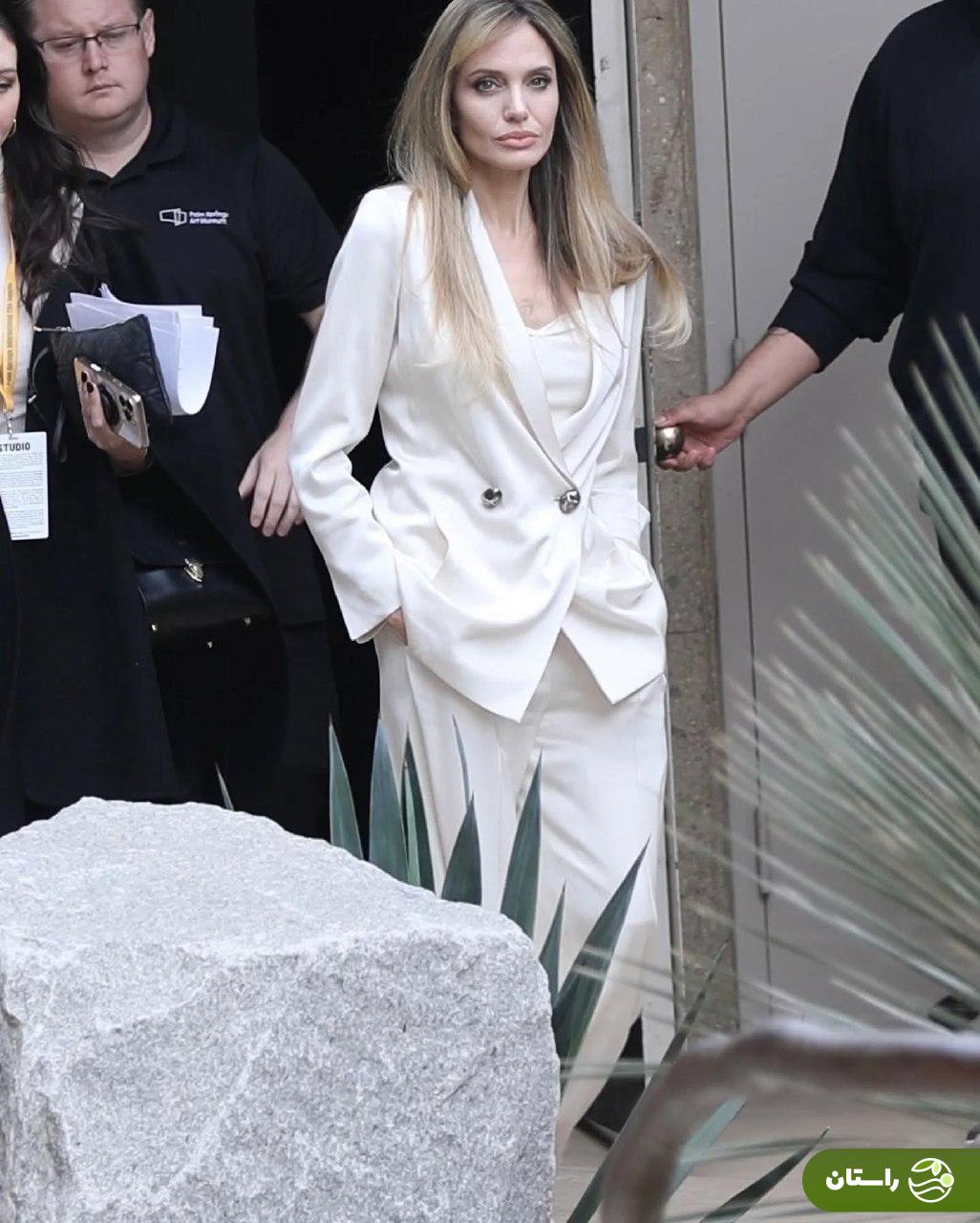 تصاویر | درخشش آنجلینا جولی با کت و شلوار