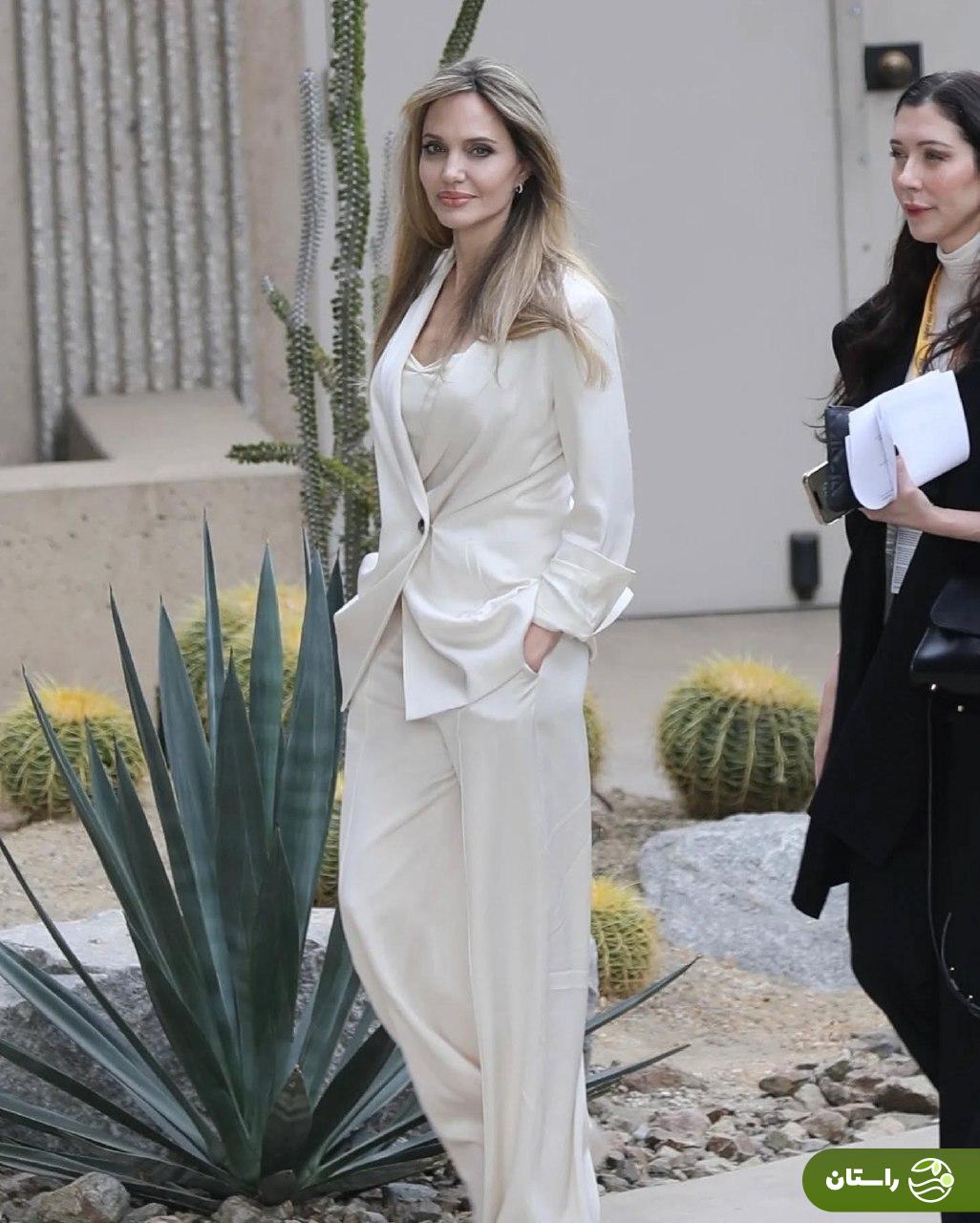 تصاویر | درخشش آنجلینا جولی با کت و شلوار