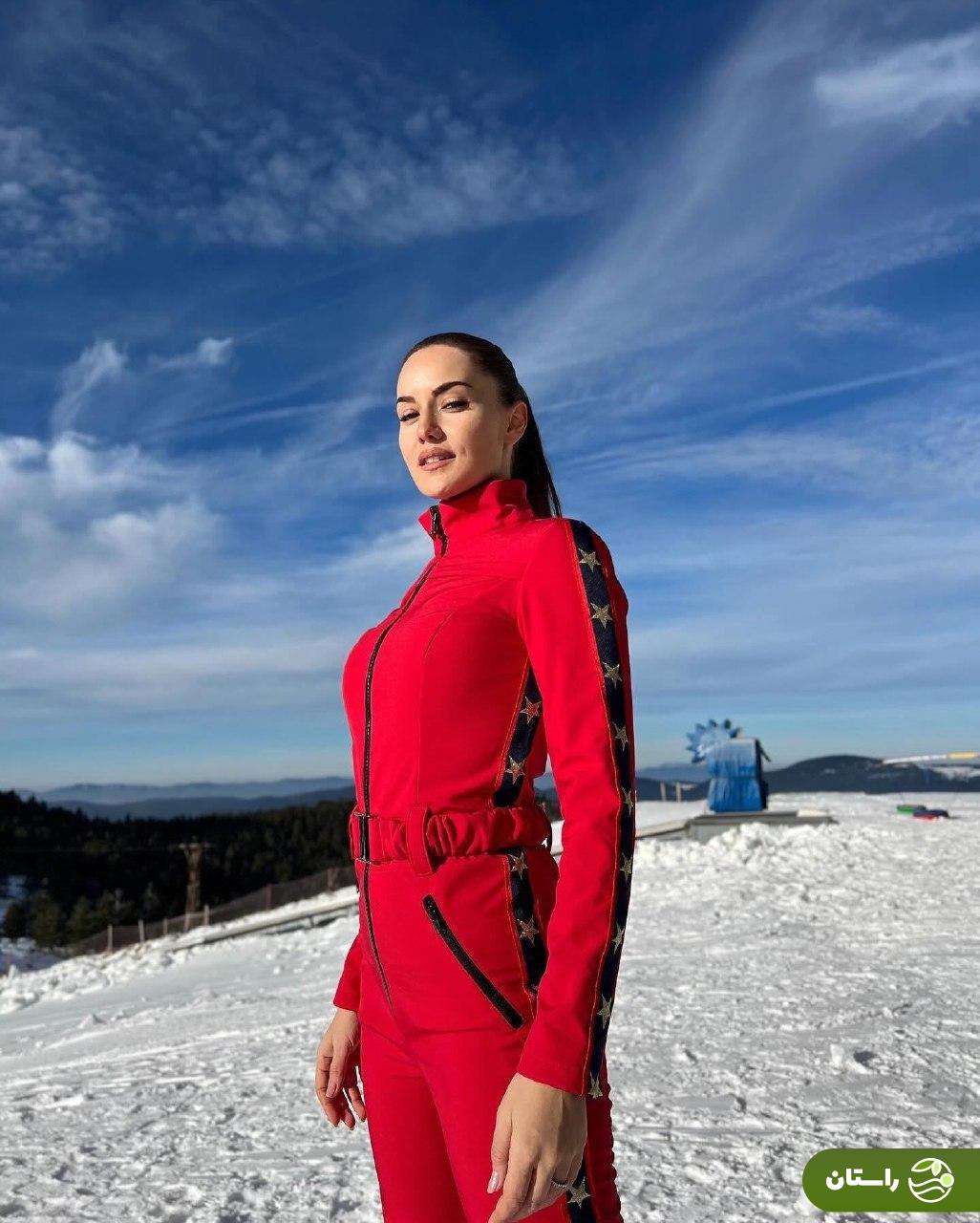 تصاویر |‌ تعطیللات زمستانی فحریه اوجن به همراه همسر و فرزندانش