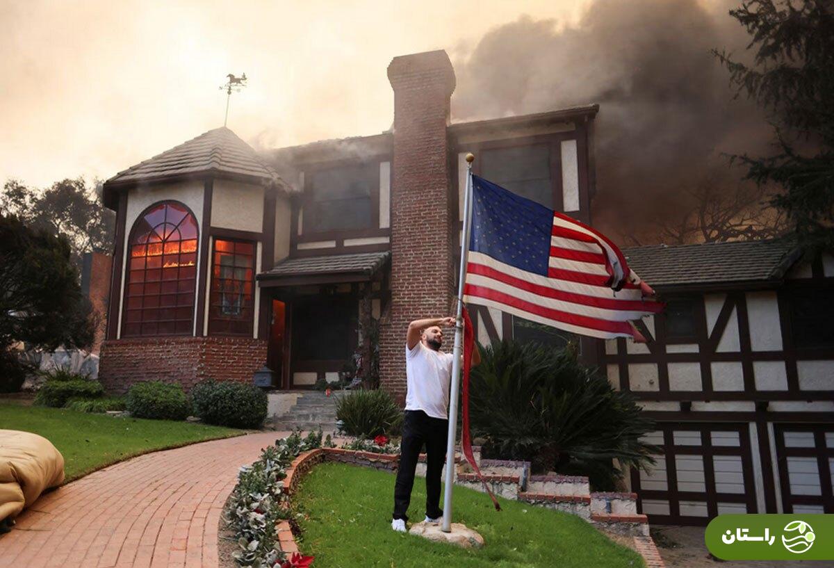 تصاویر |‌ آتش‌سوزی مهیب در لس‌آنجلس؛ خانه چند سلبریتی سوخت!