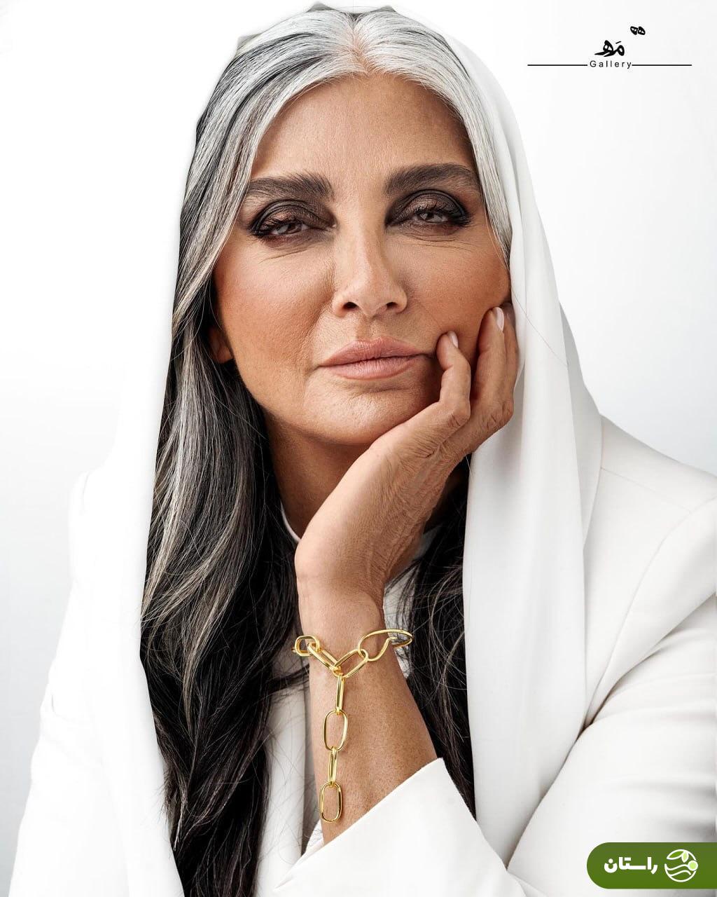 تصاویر | رویا جاویدنیا، بازیگر ۵۹ ساله سینمای ایران مدل برند جواهرات شد