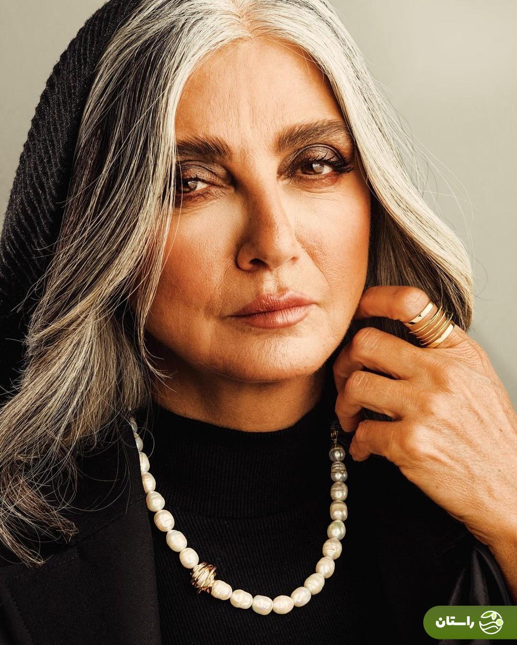تصاویر | رویا جاویدنیا، بازیگر ۵۹ ساله سینمای ایران مدل برند جواهرات شد