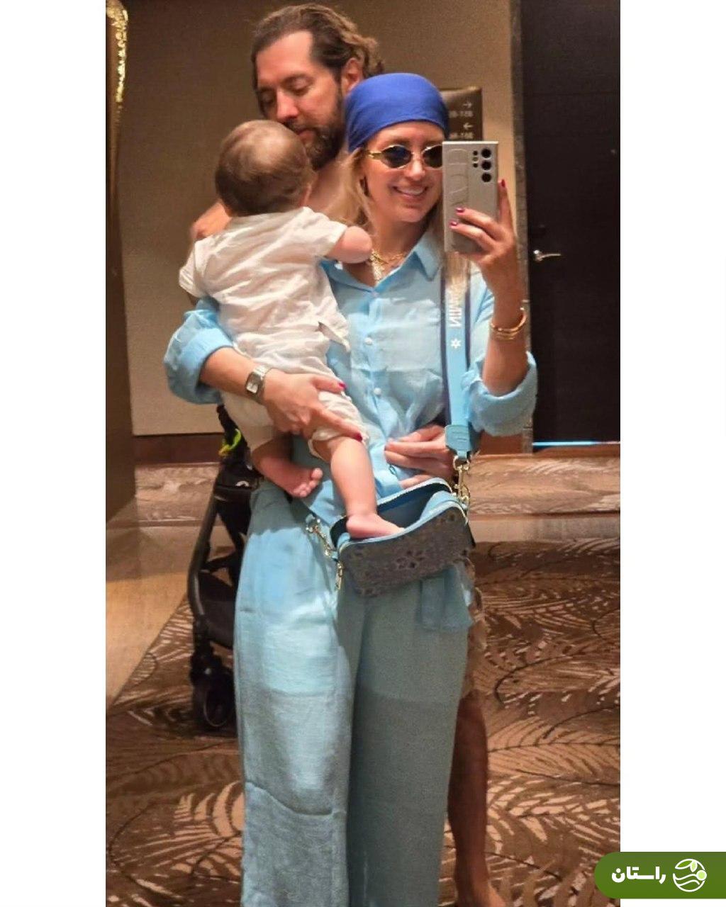 عکس عاشقانه بهرام رادان و مینا مختاری