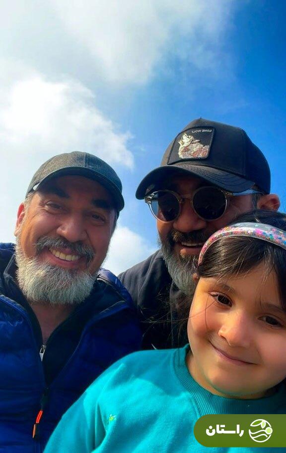 تصاویری از شمال گردی سیامک انصاری با مهران غفوریان