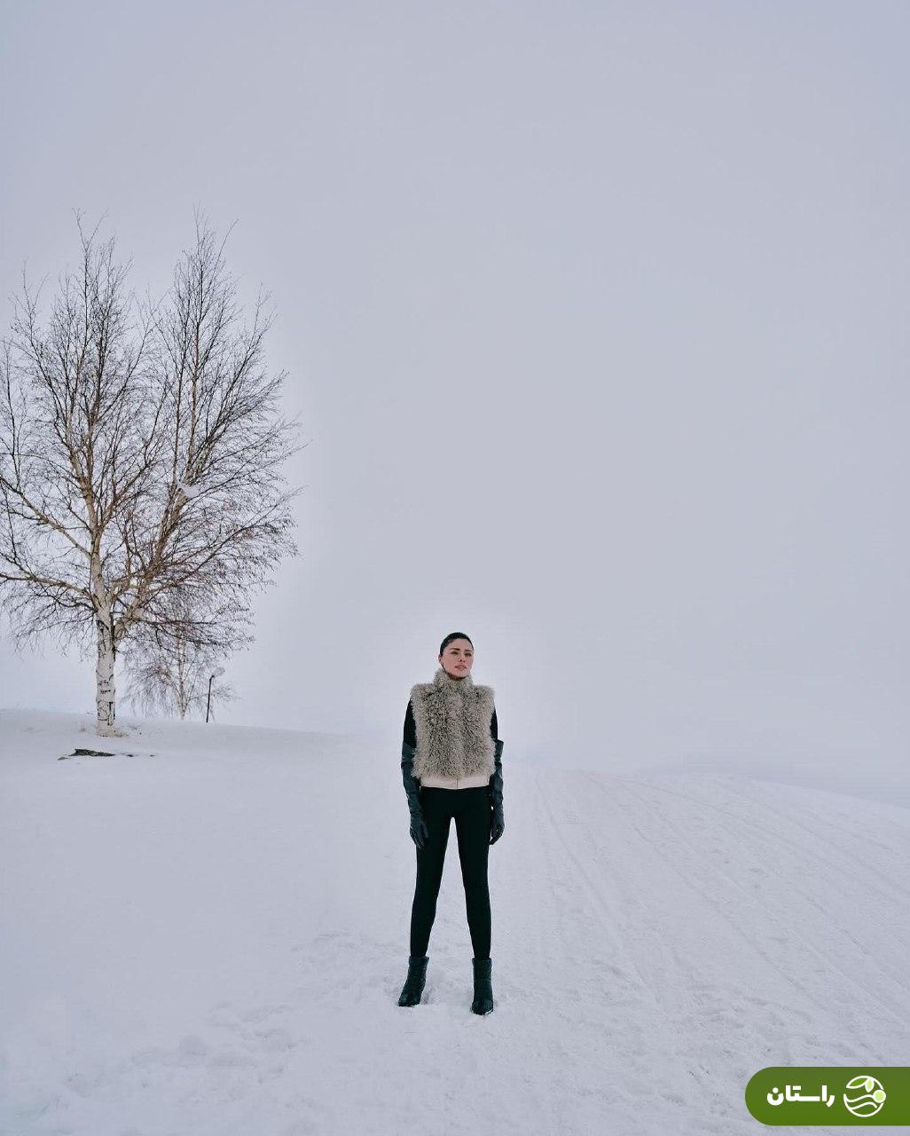 تصاویر |‌ استایل‌های جذاب زمستانی سیلا ترک‌اوغلو بازیگر ترکیه‎ای