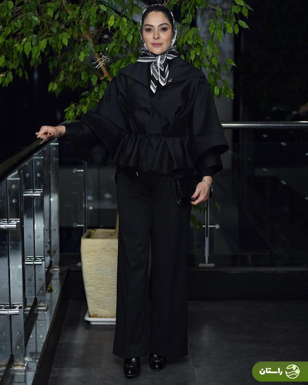 تصاویر | مارال بنی‌آدم و همسرش، ملیکا شریفی‌نیا و پدر و مادر در اکران پروین