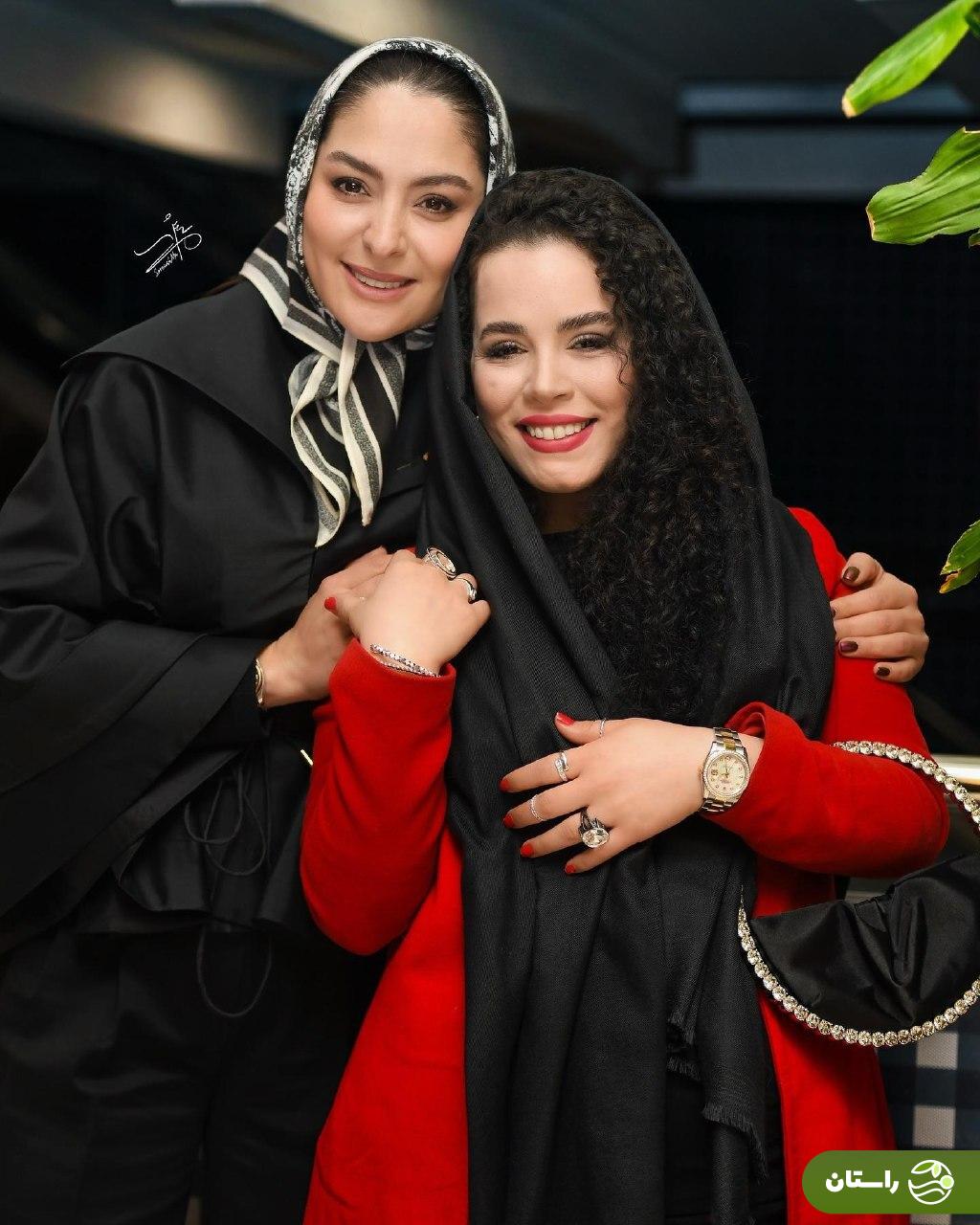 تصاویر | مارال بنی‌آدم و همسرش، ملیکا شریفی‌نیا و پدر و مادر در اکران پروین