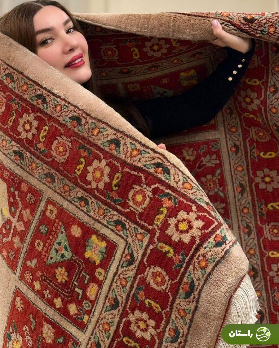 تصاویر | متین ستوده پیچیده در فرش!