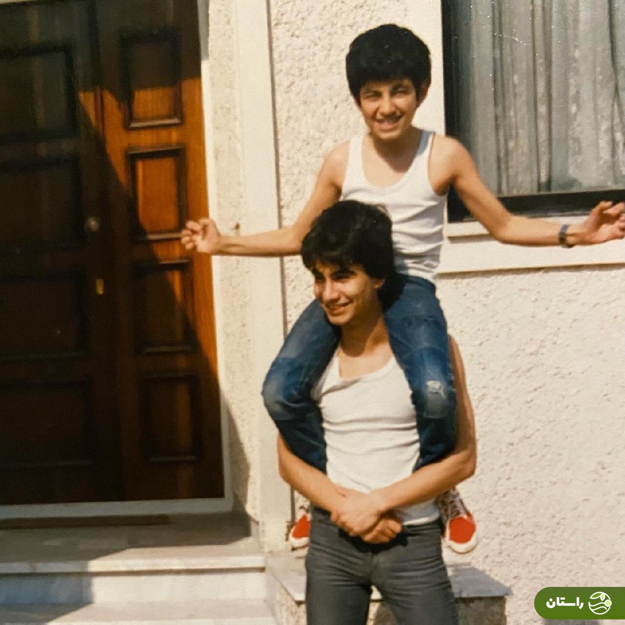 تصاویری جالب و دیده نشده از کودکی، نوجوانی و جوانی پیمان و مهراب قاسمخانی