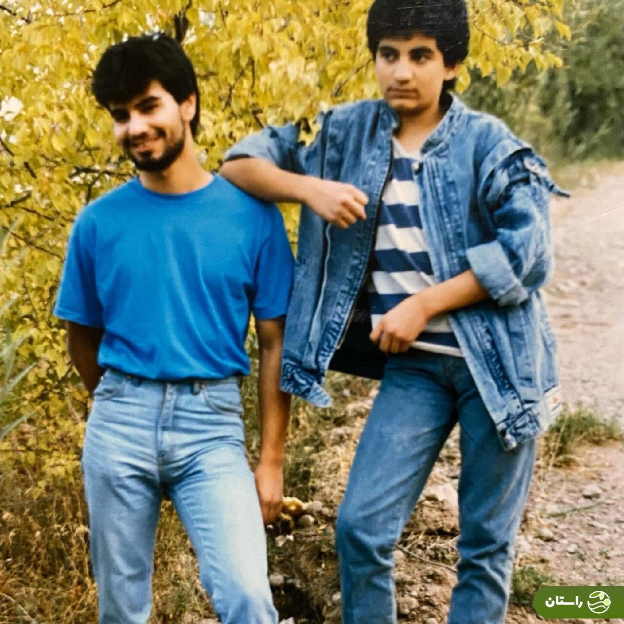 تصاویری جالب و دیده نشده از کودکی، نوجوانی و جوانی پیمان و مهراب قاسمخانی