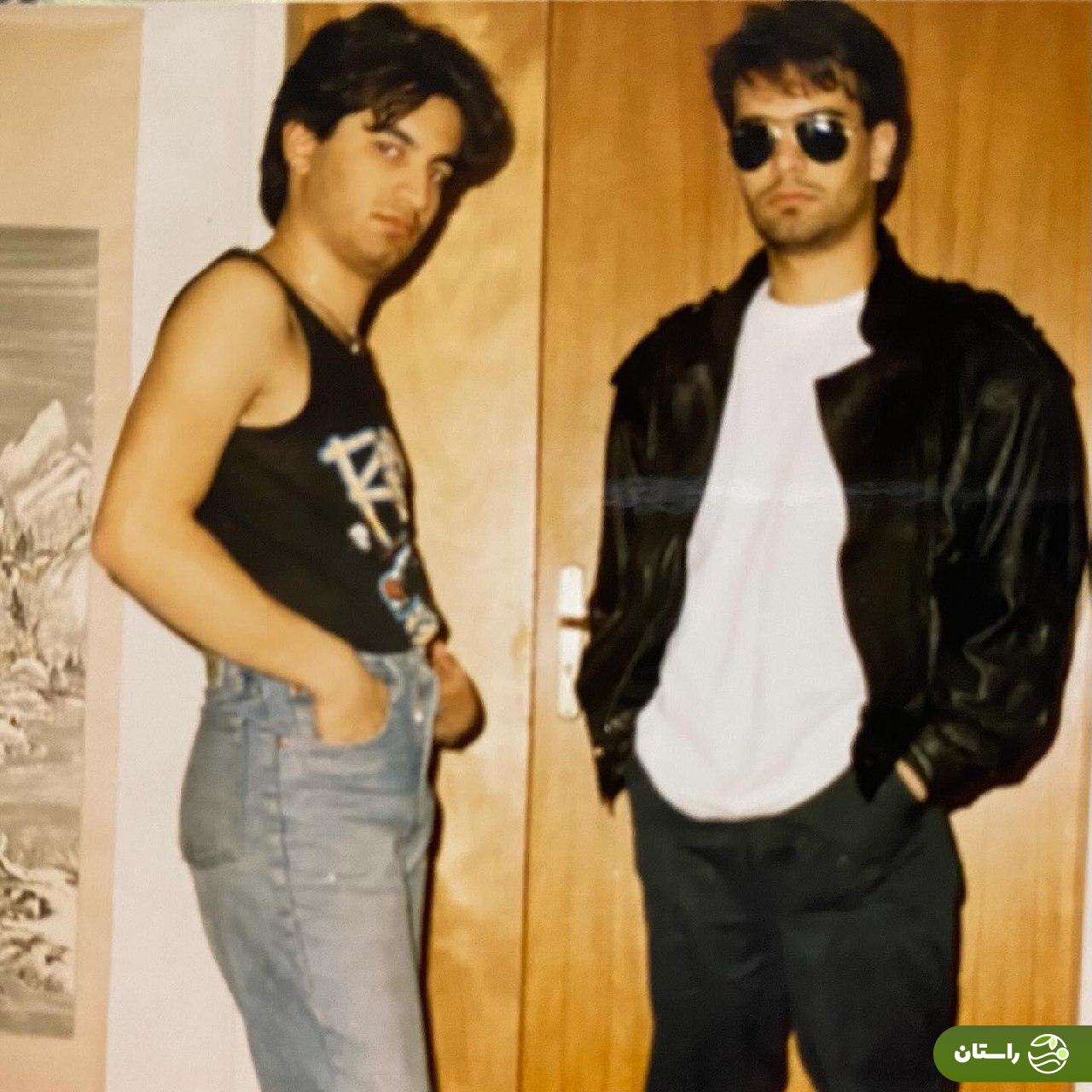 تصاویری جالب و دیده نشده از کودکی، نوجوانی و جوانی پیمان و مهراب قاسمخانی