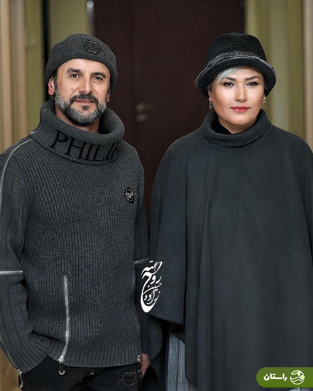 تصاویر دو نفره از امین حیایی و لادن مستوفی