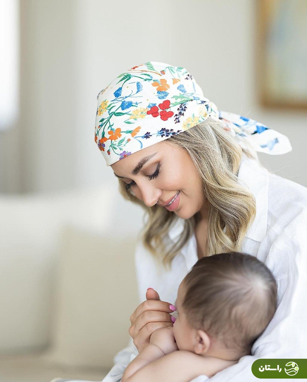 عکس | مینا مختاری، همسر بهرام رادان در کنار پسرش