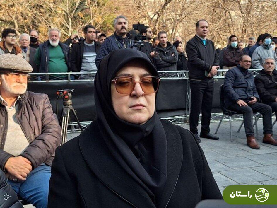 تصاویر | هنرمندان در مراسم تشییع ژاله علو تصاویر | هنرمندان در مراسم تشییع ژاله علو