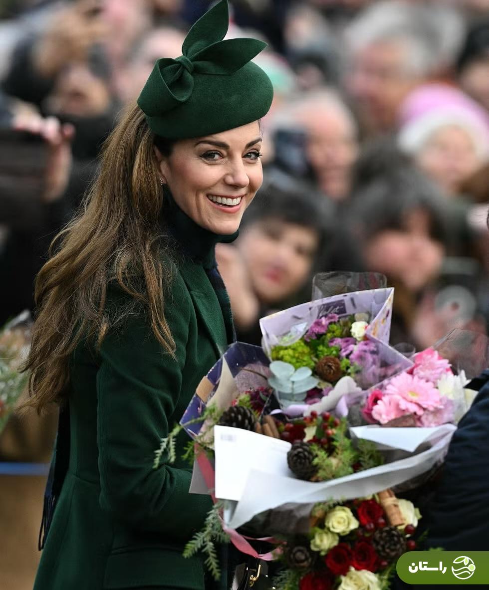 عکس | استایل کریسمسی جذاب کیت میدلتون