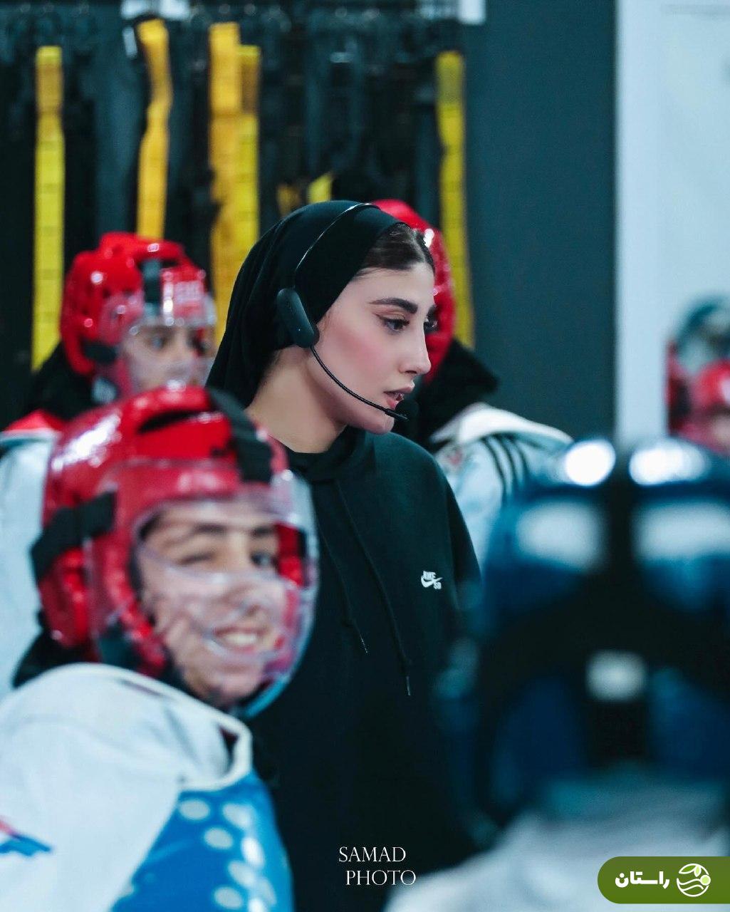 تصاویر جدید ناهید کیانی در کمپ تمرینی تکواندو