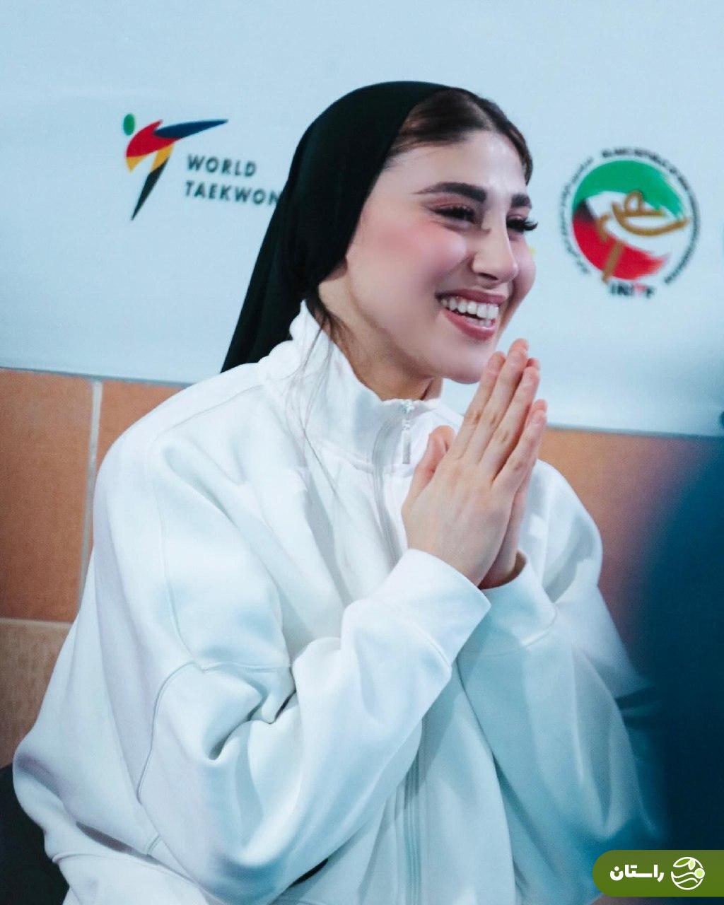 تصاویر جدید ناهید کیانی در کمپ تمرینی تکواندو
