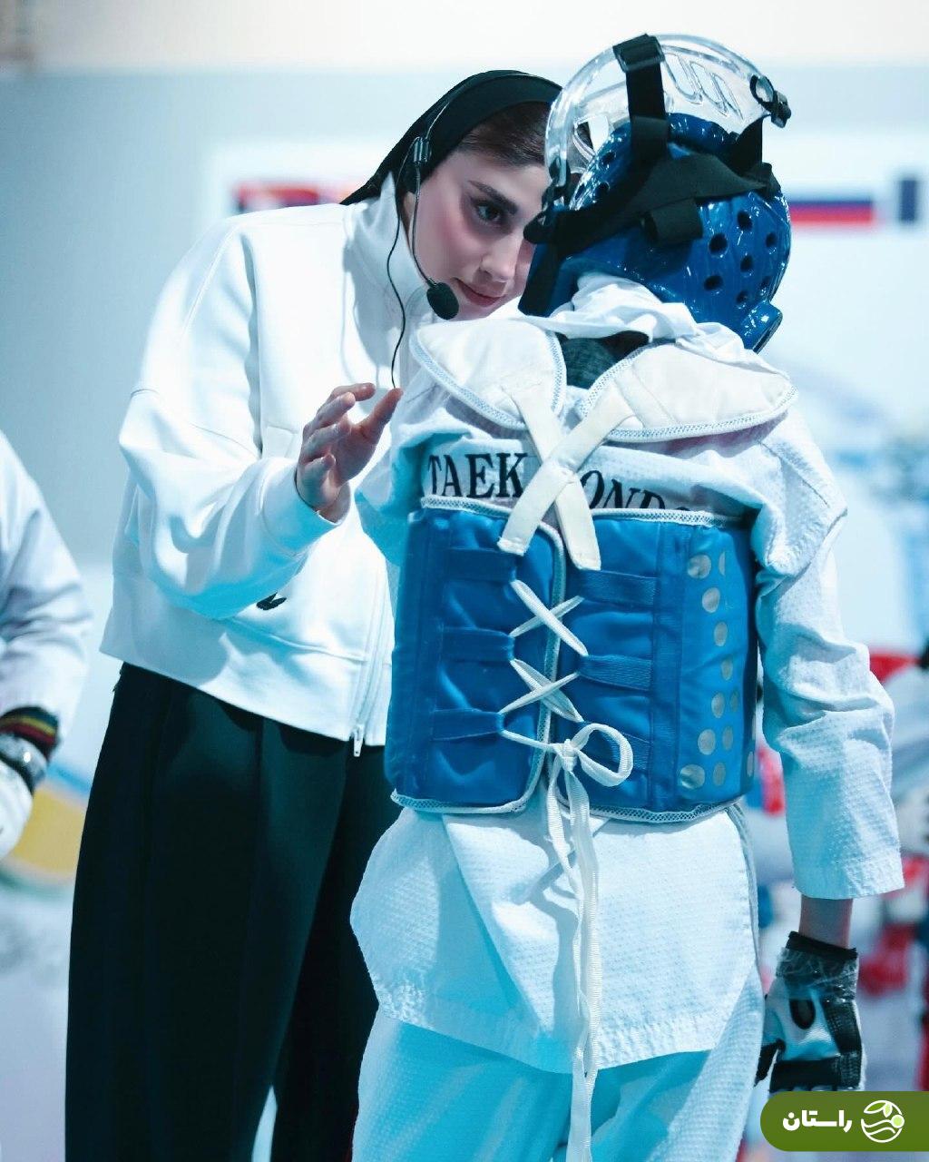 تصاویر جدید ناهید کیانی در کمپ تمرینی تکواندو