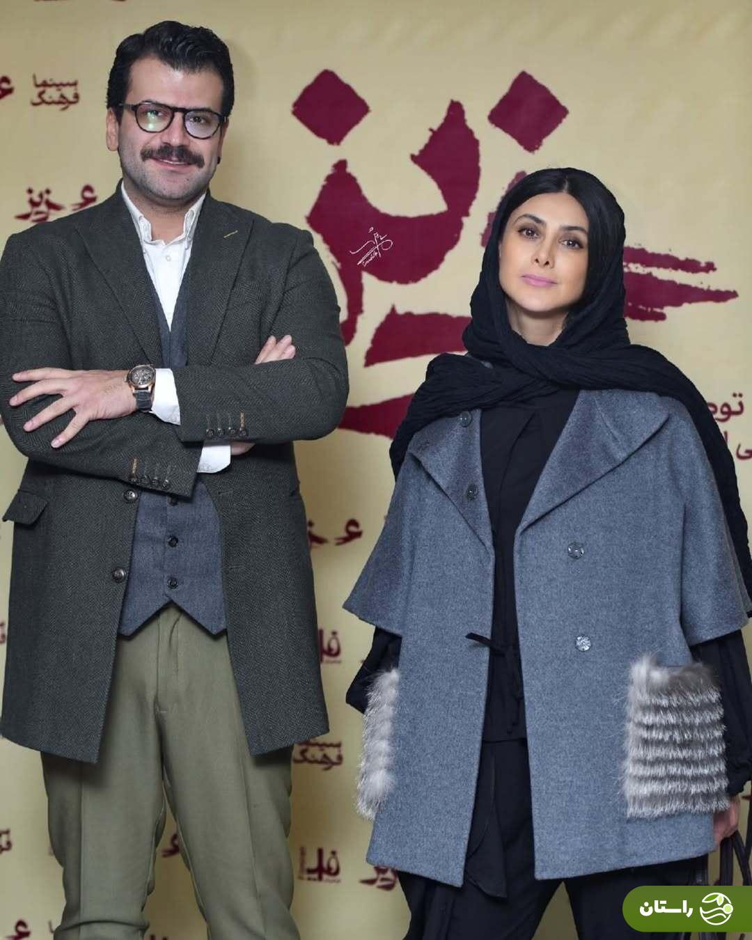 عکس‌های جدید آزاده صمدی در اکران مردمی فیلم عزیز