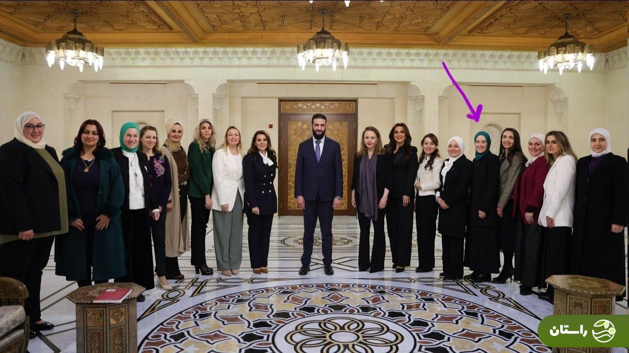 اولین تصویر از همسر جولانی در یک دیدار عمومی اولین تصویر از همسر جولانی در یک دیدار عمومی