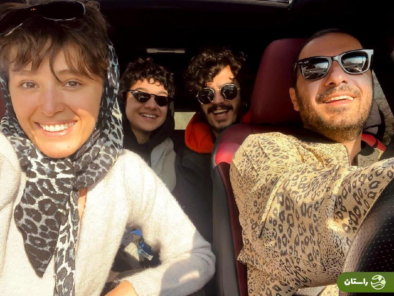 عکس | گشت و گذار نوید محمدزاده و فرشته حسینی با دوستانشان