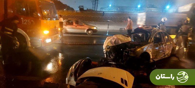 تصادف مهیب در اتوبان آزادگان؛ یک پسر جوان زنده زنده در آتش سوخت + عکس تصادف مهیب در اتوبان آزادگان؛ یک پسر جوان زنده زنده در آتش سوخت + عکس