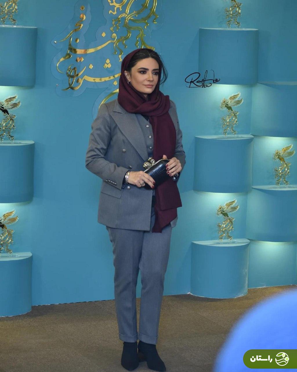 تصاویر | استایل جذاب لیندا کیانی با کت و شلوار در جشنواره فیلم فجر
