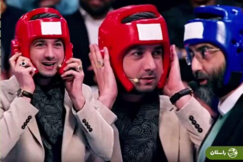 ویدئو | مبارزه‌ی نجم‌الدین شریعتی و سید رضا نریمانی در حسینیه معلا با صدای گزارشگر معروف تکواندو