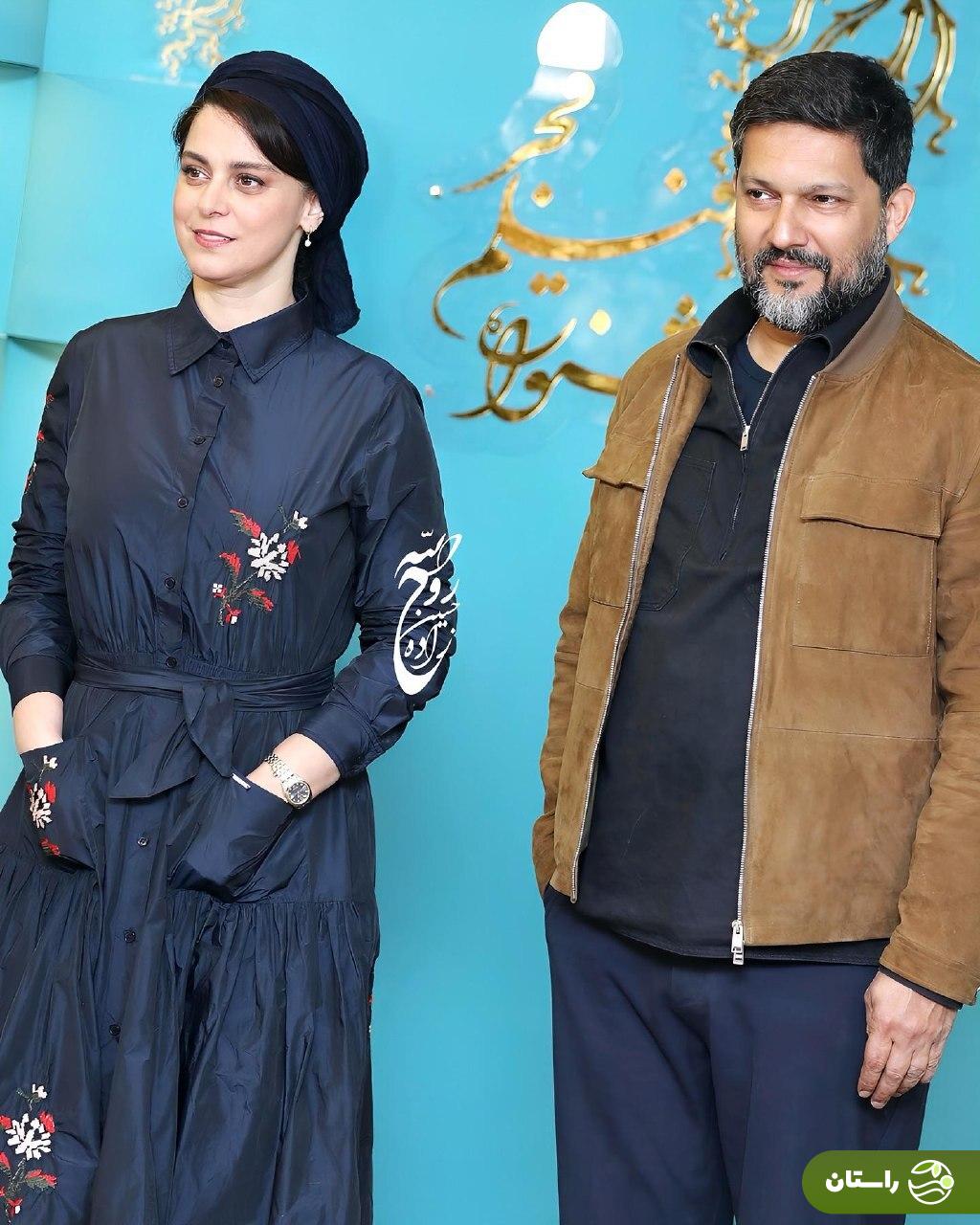 تصاویر | ژست‌های حامد بهداد، غزل شاکری و همسرش در فتوکال فیلم سینمایی «ژولیت و شاه»