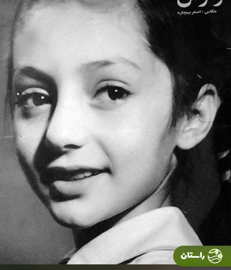 «گوگوش ۹ ساله» در پشت صحنه فیلم فرشته فراری