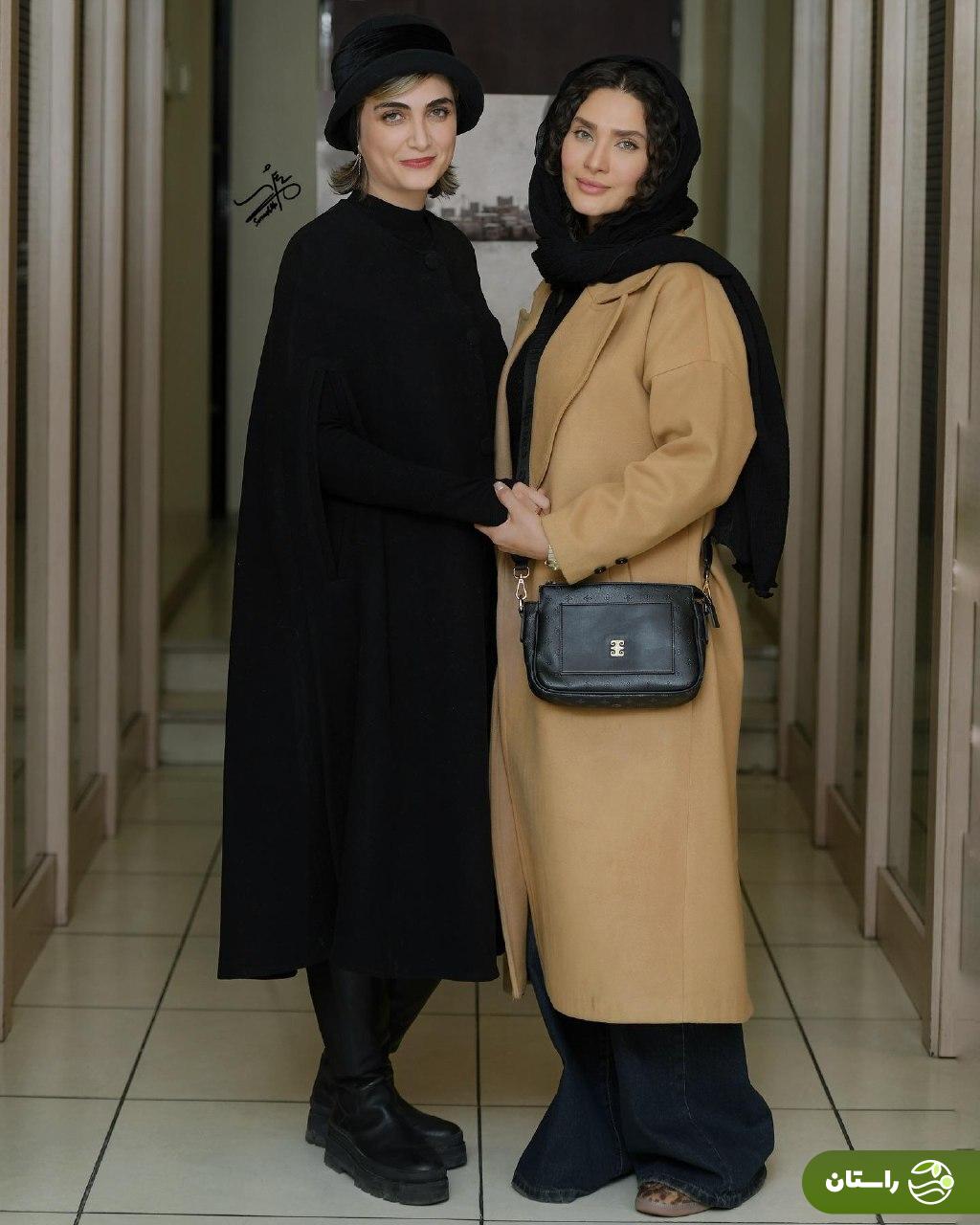 تصاویر | تیپ مشکی الناز ملک با کلاه در اکران پیشمرگ