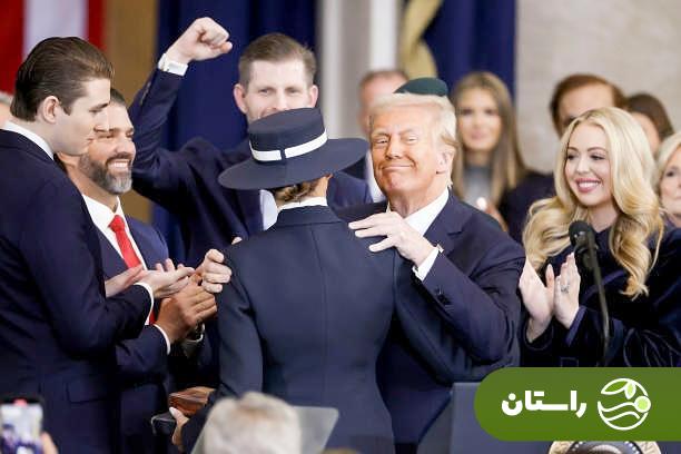 تصاویر | استایل خاص و متفاوت ملانیا ترامپ خبرساز در مراسم تحلیف خبرساز شد