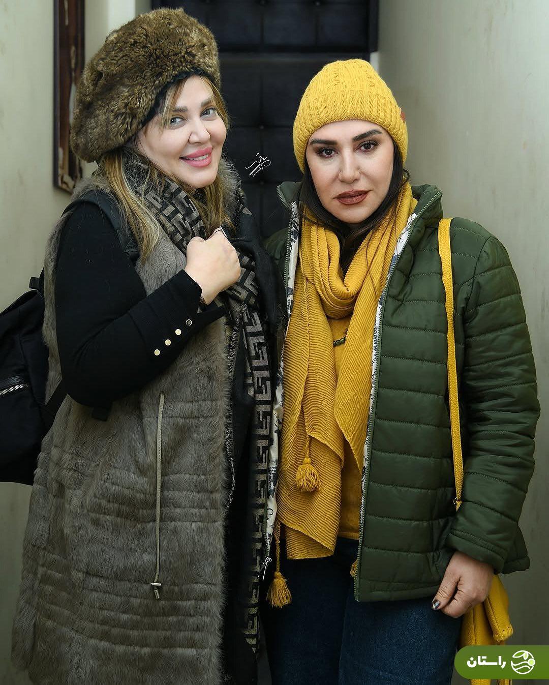 تصاویر | بهاره رهنما، نسیم ادبی، گیتی قاسمی و مریم مومن در پشت صحنه تئاتر «راه خروجی نیست»