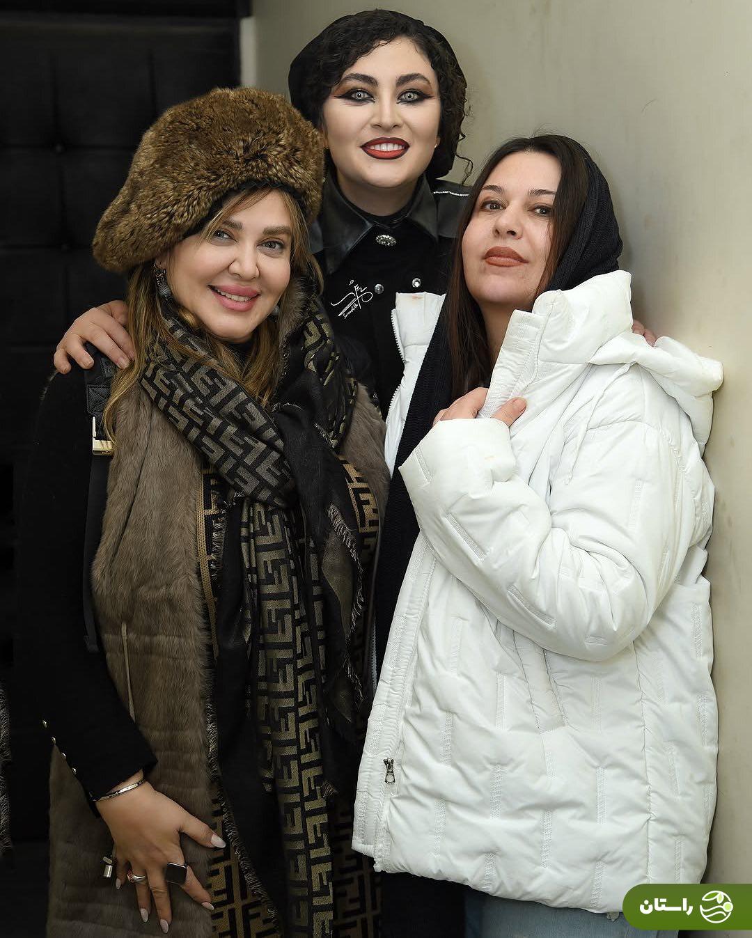 تصاویر | بهاره رهنما، نسیم ادبی، گیتی قاسمی و مریم مومن در پشت صحنه تئاتر «راه خروجی نیست»