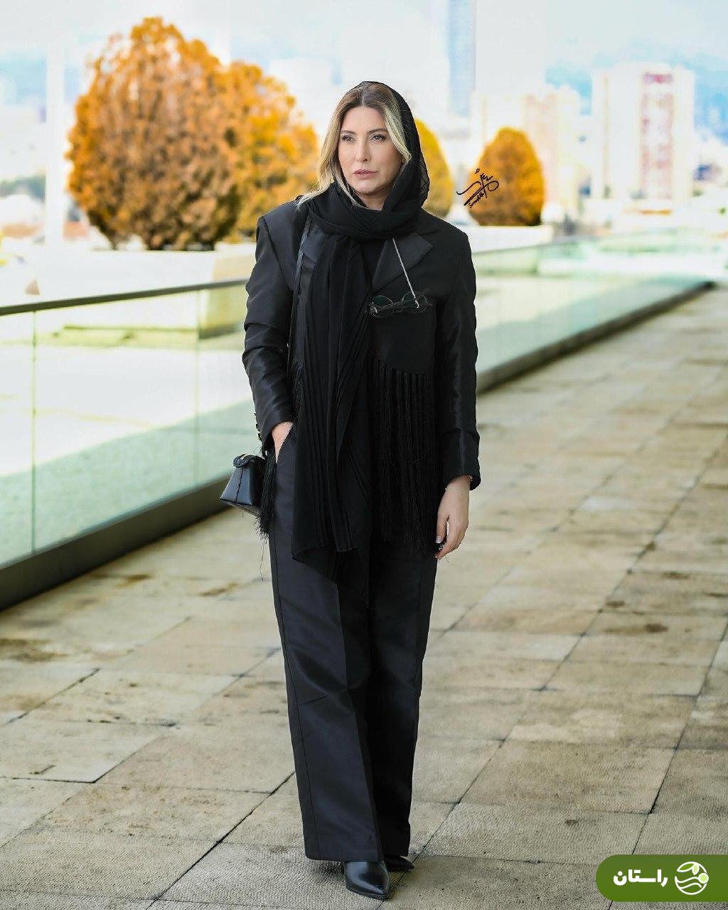 تصاویر | ژست‌ها و تیپ فریبا نادری در فوتوکال «شوهر ستاره»