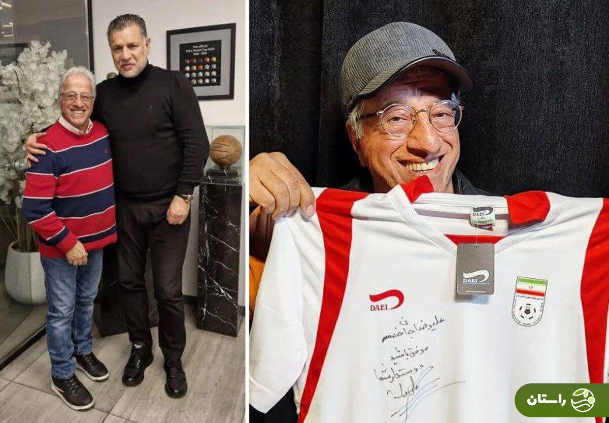 عکس | یادگاری دایی به دیدار علیرضا خمسه