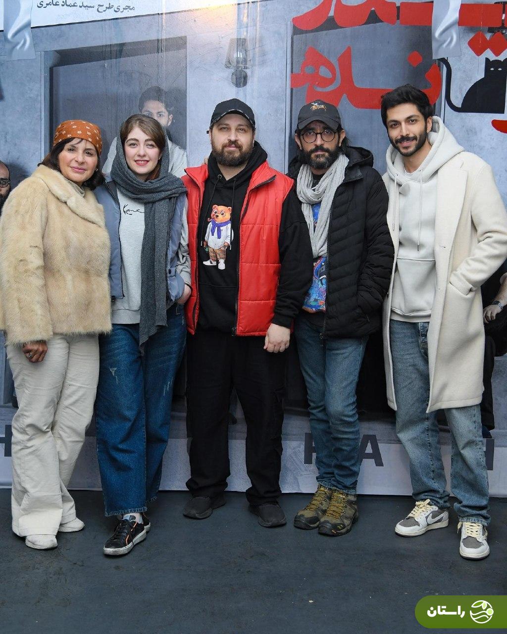 تصاویر | کیسیان دیباج، الیکا ناصری و دارا حیایی در پشت صحنه نمایش «پدر خوانده»