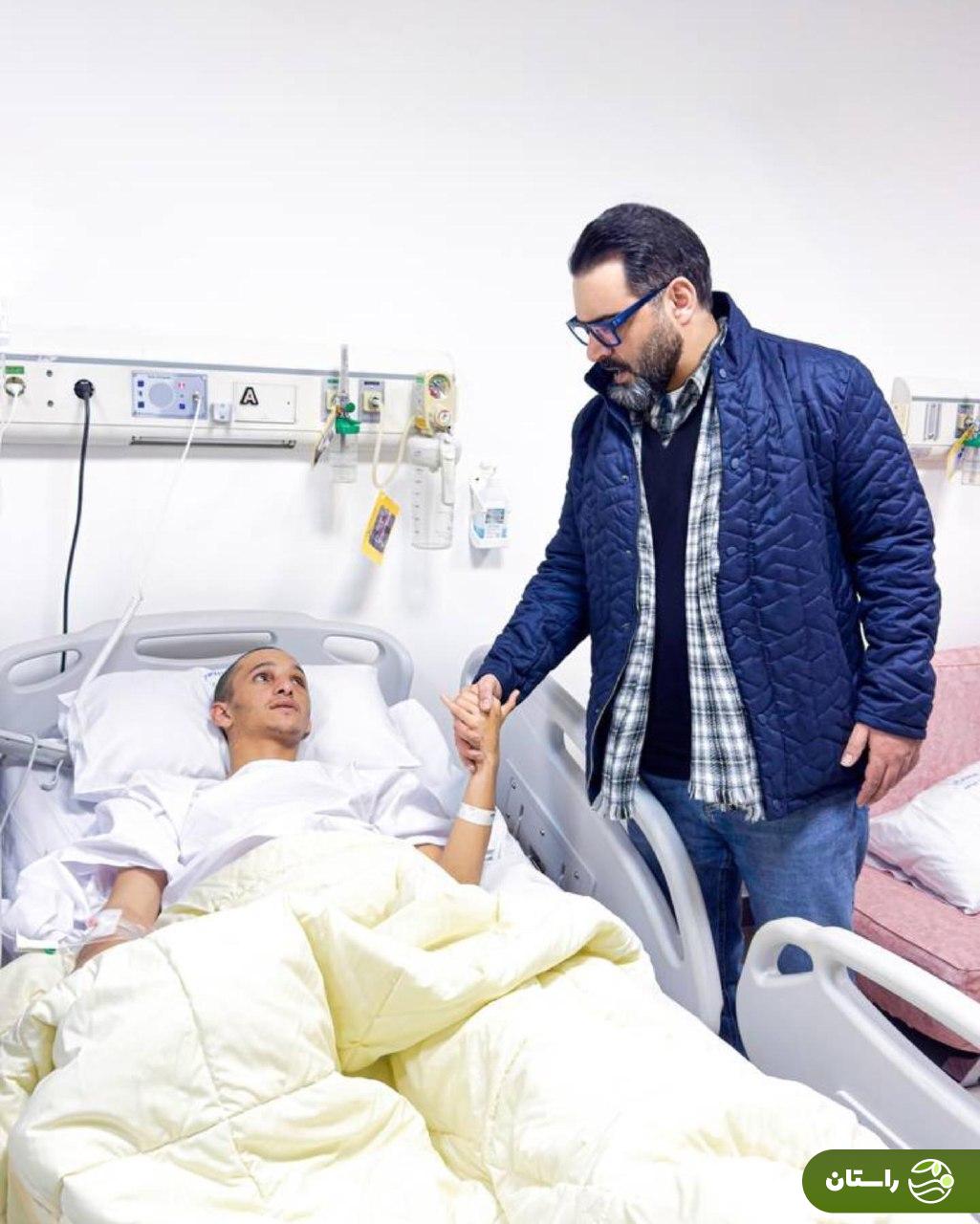 عکس | عیادت احسان علیخانی از آرمان امیدی