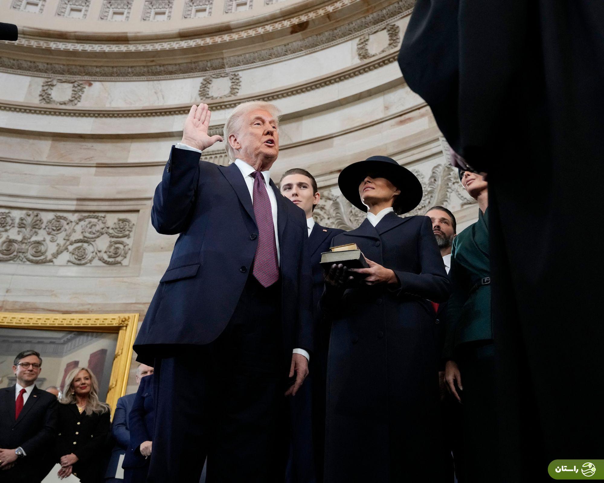 پیام‌های کلاه جنجالی ملانیا ترامپ