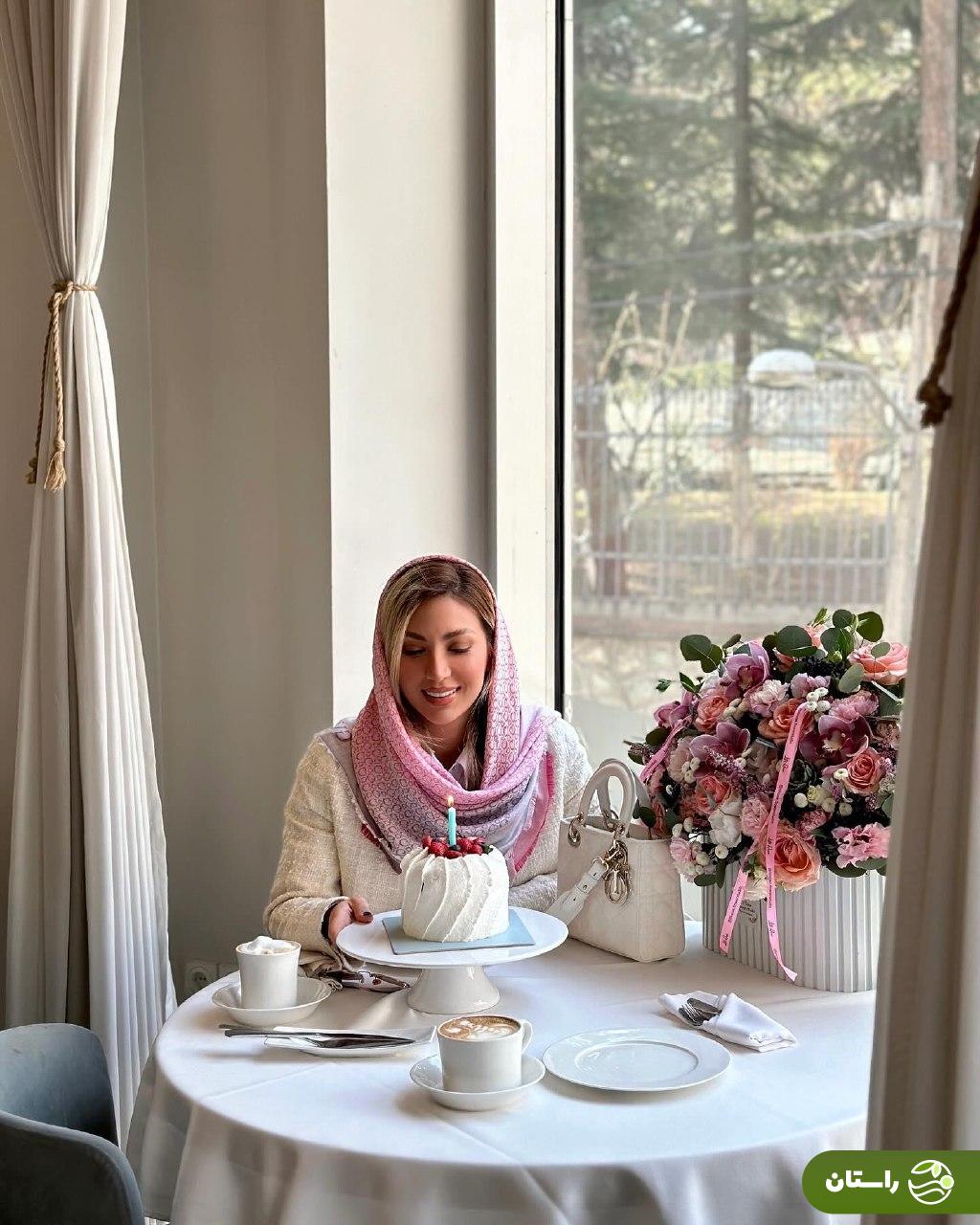 تصاویر | جشن تولد لاکچری مینا مختاری همسر بهرام رادان