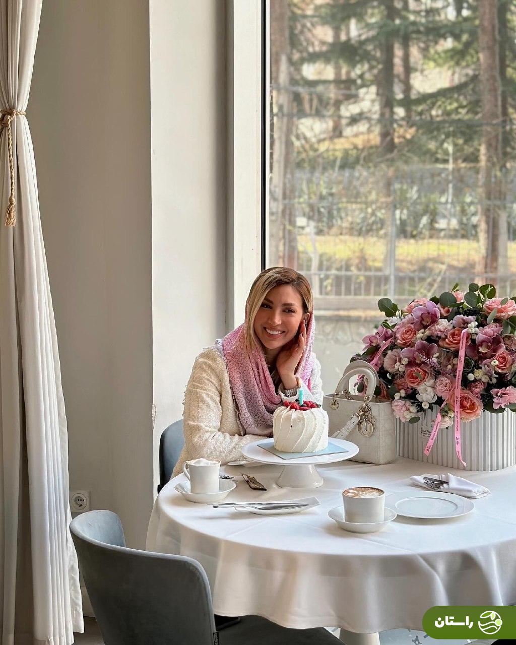 تصاویر | جشن تولد لاکچری مینا مختاری همسر بهرام رادان