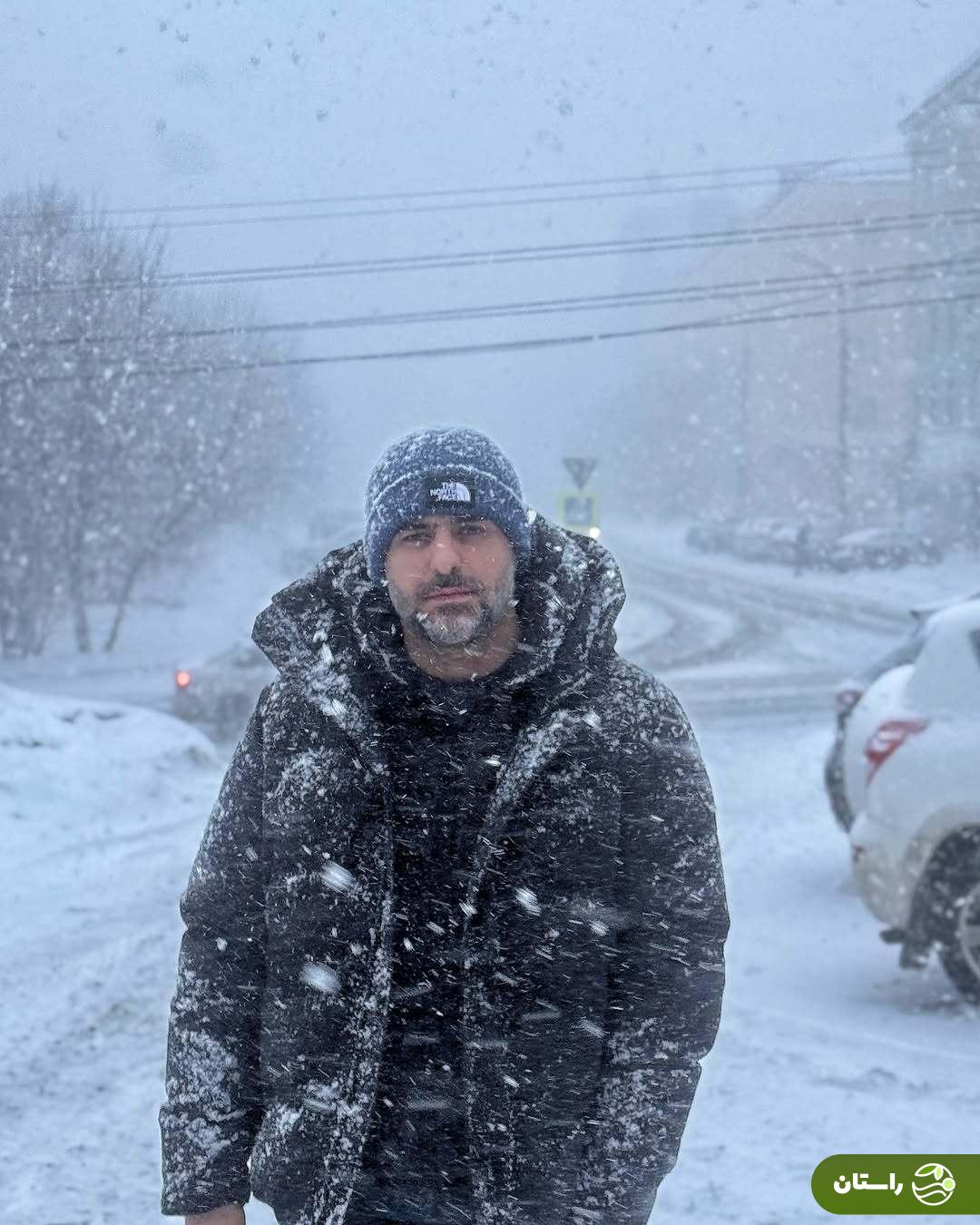 عکس‌‌های سرد و یخیِ علی ضیا در برف و بوران روسیه